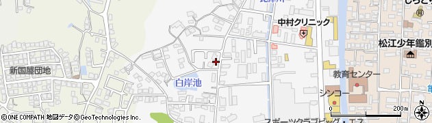 島根県松江市黒田町353周辺の地図