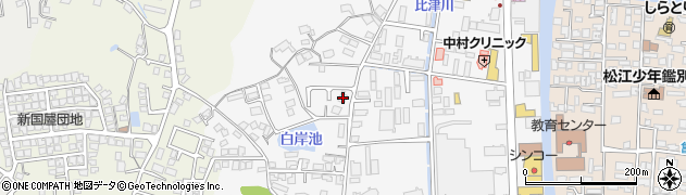 島根県松江市黒田町352周辺の地図