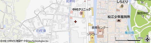 島根県松江市黒田町下周辺の地図