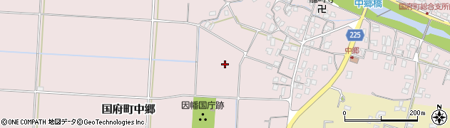 鳥取県鳥取市国府町中郷周辺の地図