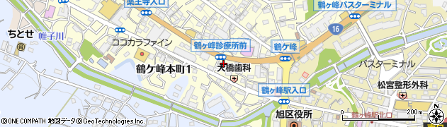 セブンイレブン横浜鶴ヶ峰本町南店周辺の地図