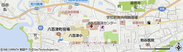 八百津町役場　ファミリーセンター周辺の地図