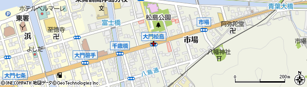 大門松島周辺の地図