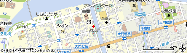 新川橋周辺の地図
