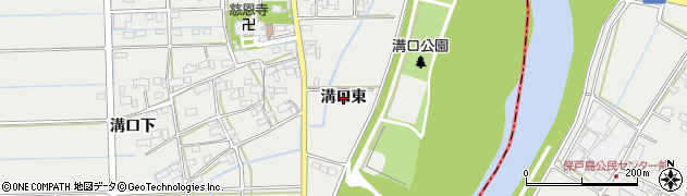 岐阜県岐阜市溝口（東）周辺の地図