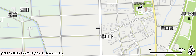 岐阜県岐阜市溝口下32周辺の地図