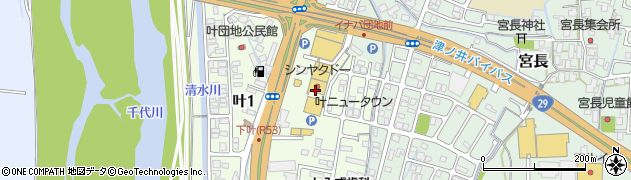 神薬堂　アピー店周辺の地図