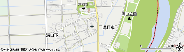 岐阜県岐阜市溝口下143周辺の地図