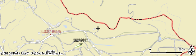 長野県飯田市虎岩1369周辺の地図