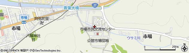 京都府舞鶴市市場周辺の地図