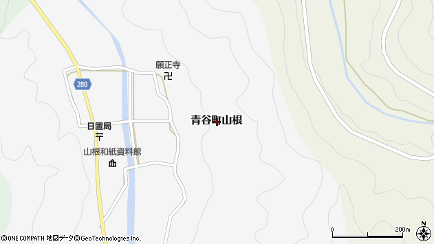 〒689-0514 鳥取県鳥取市青谷町山根の地図