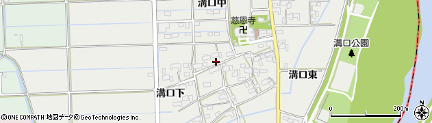 岐阜県岐阜市溝口下62周辺の地図