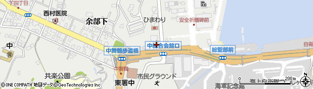 ミニストップ中舞鶴余部店周辺の地図