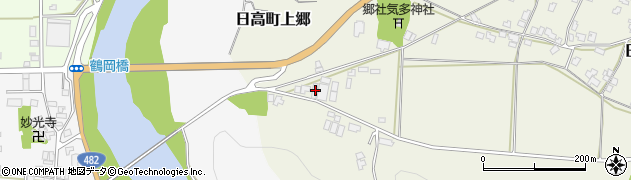 兵庫県豊岡市日高町上郷33周辺の地図