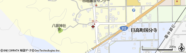 兵庫県豊岡市日高町水上401周辺の地図