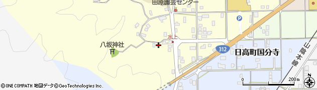 兵庫県豊岡市日高町水上390周辺の地図