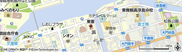 舞鶴市消防本部火災等情報案内周辺の地図
