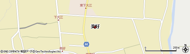 鳥取県琴浦町（東伯郡）美好周辺の地図