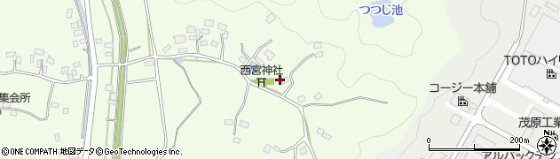 千葉県茂原市下太田519周辺の地図