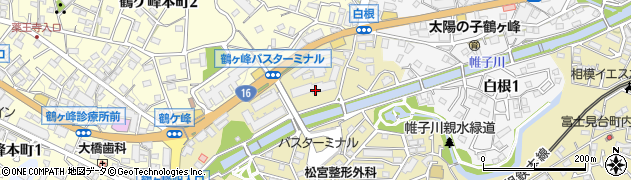 横浜鶴ケ峰ビューハイツ周辺の地図