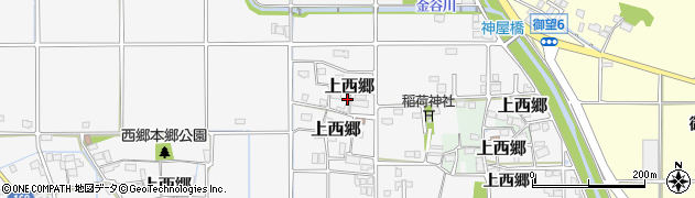 岐阜県岐阜市上西郷周辺の地図