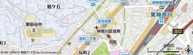 福田屋人形店横浜店周辺の地図