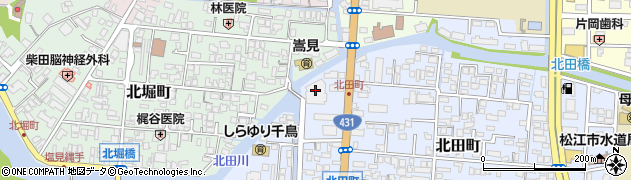 聖教新聞社島根支局　業務部周辺の地図