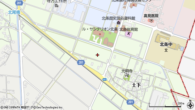 〒689-2111 鳥取県東伯郡北栄町土下の地図