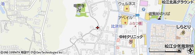 島根県松江市黒田町275周辺の地図