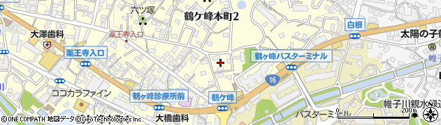 神奈川県横浜市旭区鶴ケ峰本町2丁目42周辺の地図