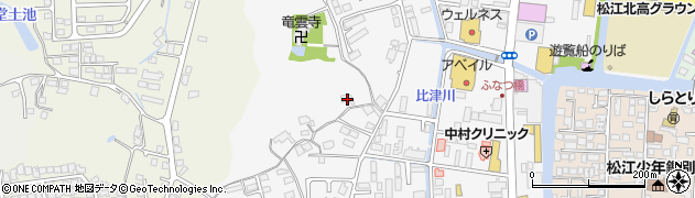 島根県松江市黒田町286周辺の地図