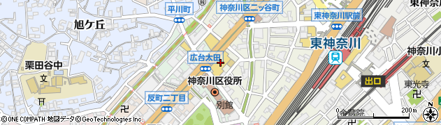 ビッグヨーサン東神奈川店周辺の地図