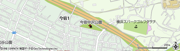 今宿中沢公園周辺の地図