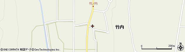 鳥取県東伯郡琴浦町竹内360周辺の地図