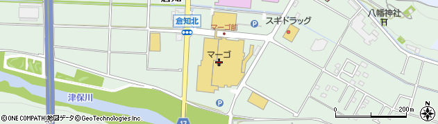 ユニクロマーゴ関店周辺の地図