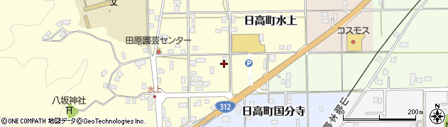 兵庫県豊岡市日高町水上61周辺の地図