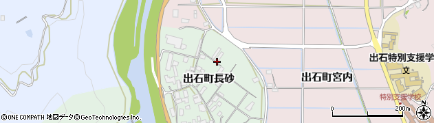 兵庫県豊岡市出石町長砂周辺の地図