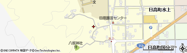 兵庫県豊岡市日高町水上323周辺の地図