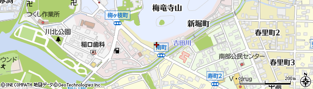 岐阜県関市南町1丁目周辺の地図