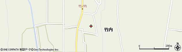 鳥取県東伯郡琴浦町竹内308周辺の地図