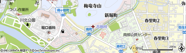 岐阜県関市新堀町4周辺の地図