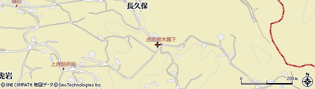 長野県飯田市虎岩450周辺の地図