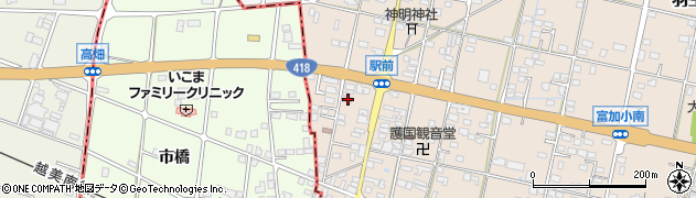 岐阜県加茂郡富加町羽生1462周辺の地図
