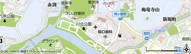 岐阜県関市清水町周辺の地図