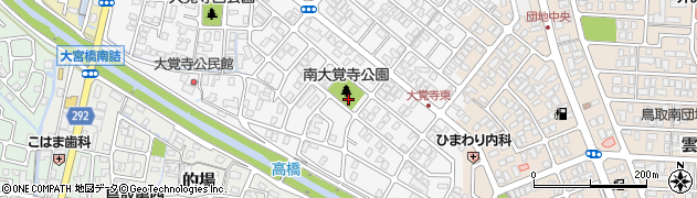 南大覚寺公園周辺の地図
