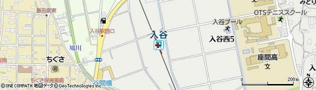 入谷駅周辺の地図