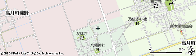 滋賀県長浜市高月町西物部377周辺の地図