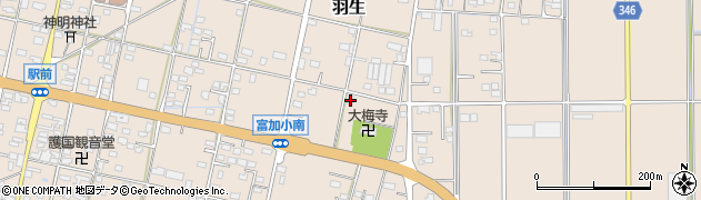 岐阜県加茂郡富加町羽生1277周辺の地図