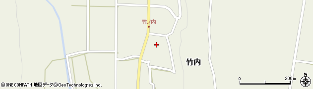 鳥取県東伯郡琴浦町竹内320周辺の地図