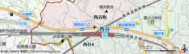 神奈川県横浜市保土ケ谷区西谷町1085周辺の地図